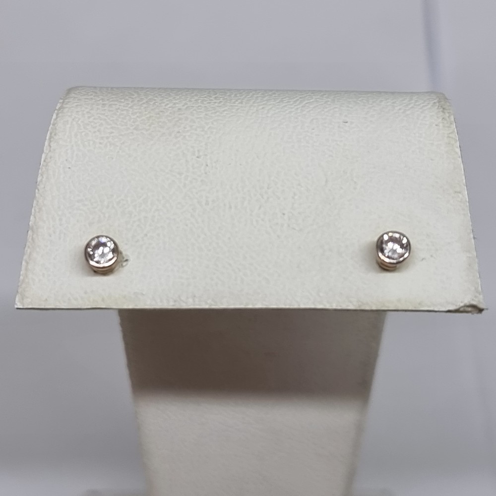 02-8561 СЕРЬГИ ПУСЕТЫ (Au 585)