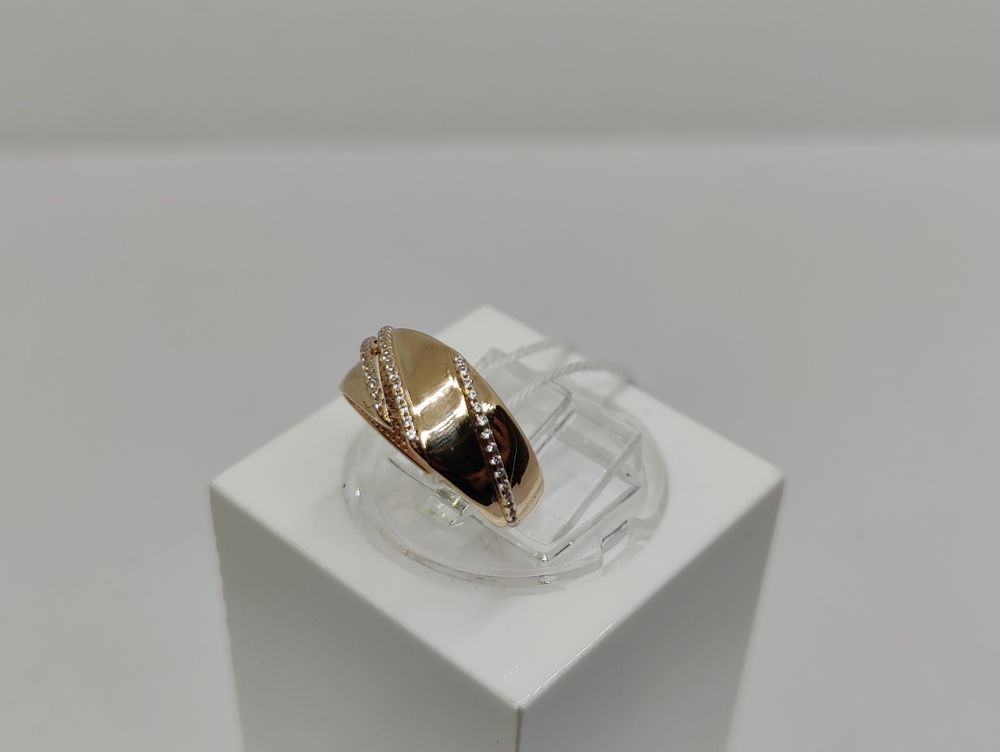 КОЛКМИ585 КОЛЬЦО С КАМНЯМИ (Au 585)