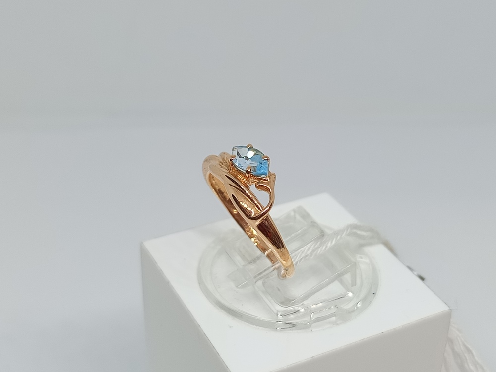 КОЛКМ585 КОЛЬЦО С КАМНЕМ (Au 585)