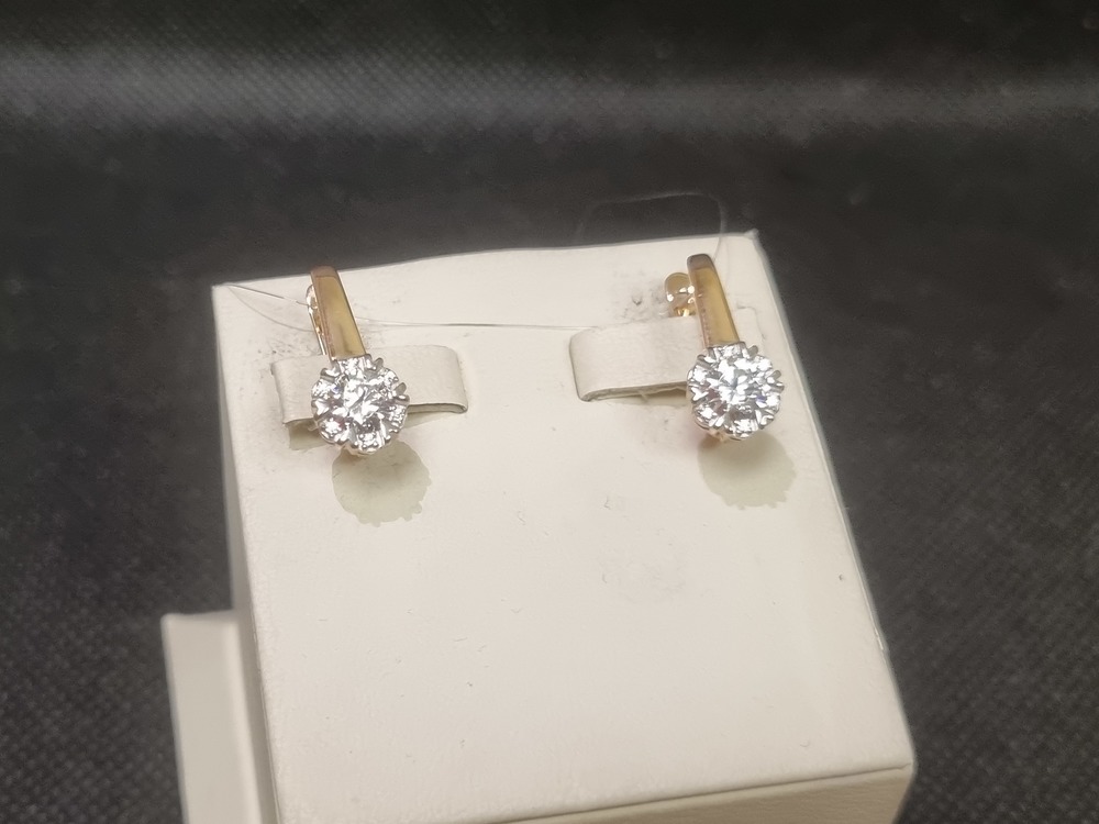 СЕРЬГИ С КАМНЯМИ (Au 585)