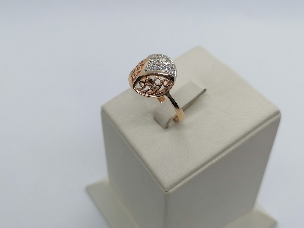 КОЛКМИ585 КОЛЬЦО С КАМНЯМИ (Au 585)