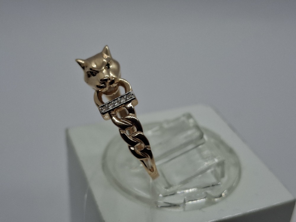 КОЛЬЦО С КАММНЯМИ (Au 585)