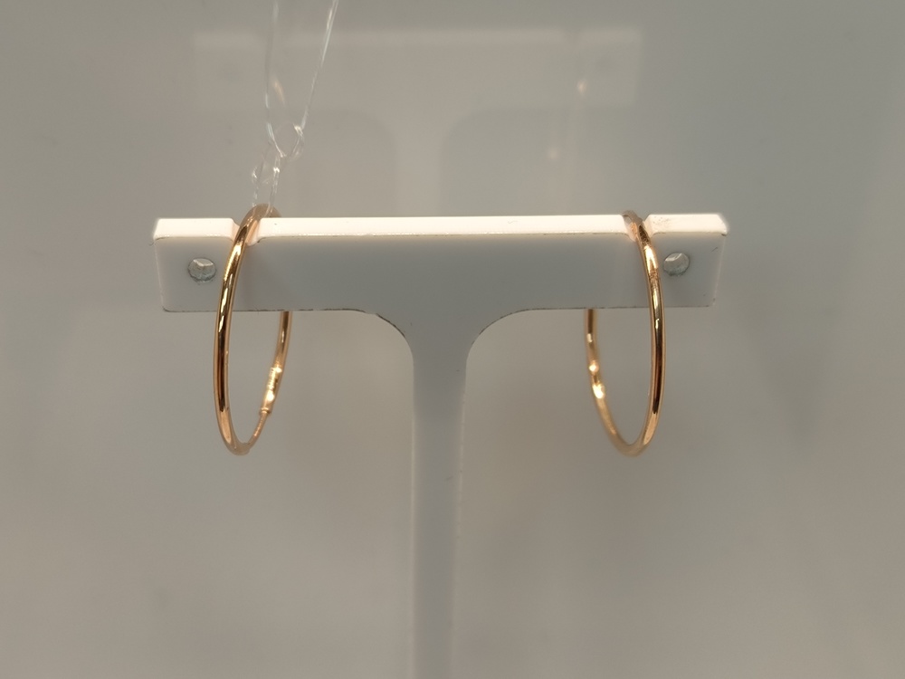 СЕРЬГИ КОНГО без камня (Au 585)