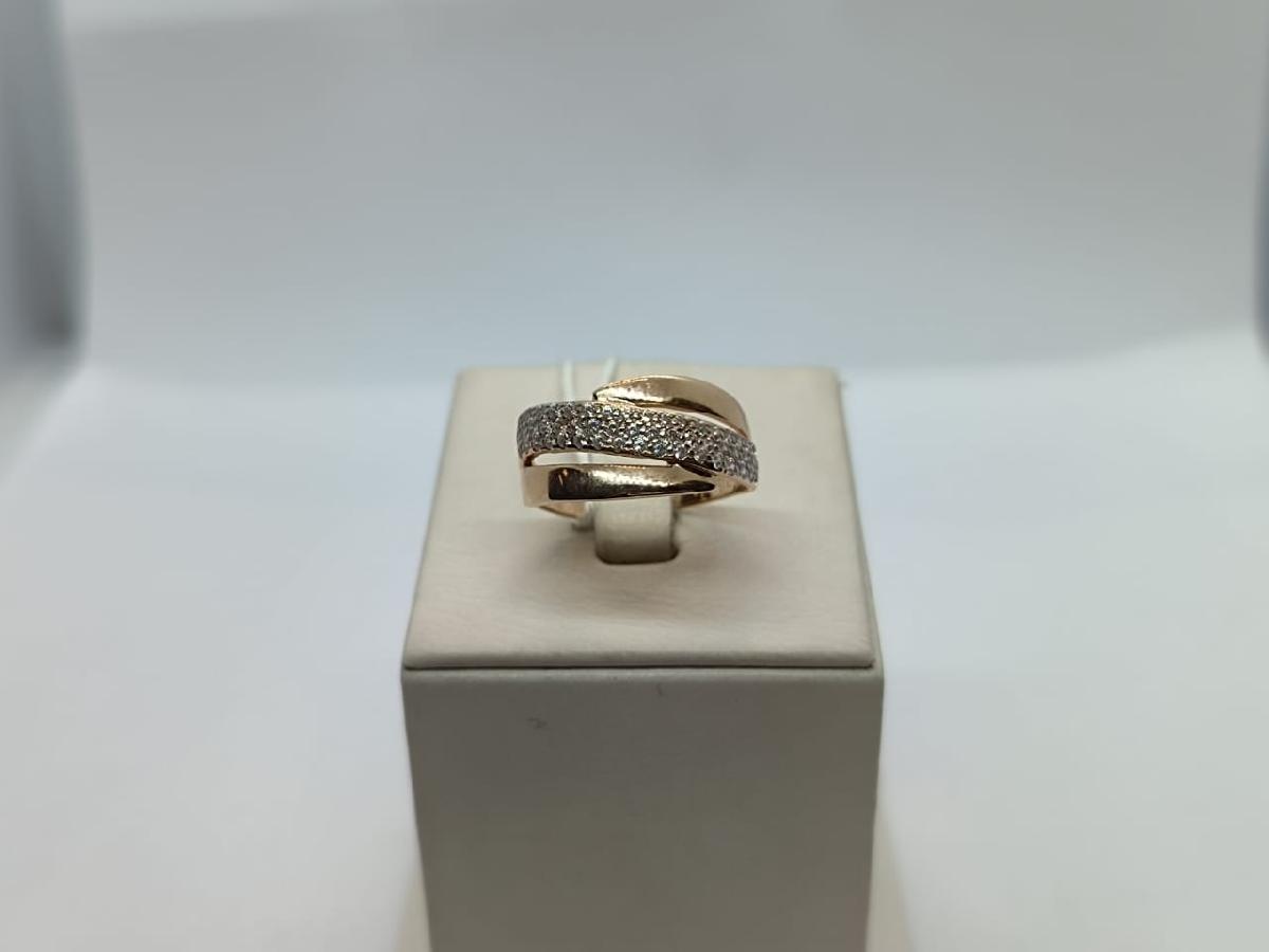 КОЛКМИ585 КОЛЬЦО С КАМНЯМИ (Au 585)