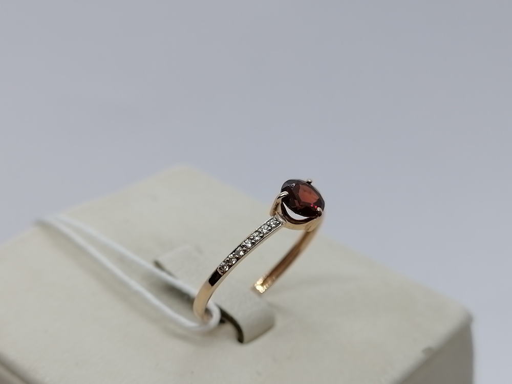 КОЛЬЦО С КАМНЯМИ (Au 585)