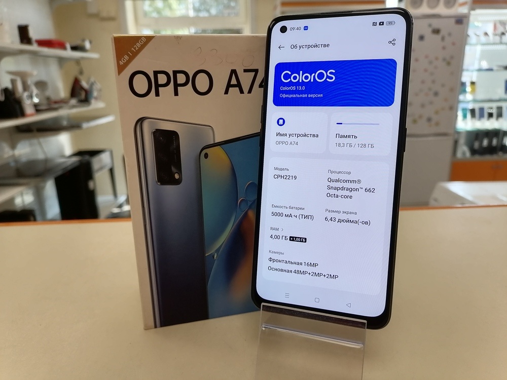 Смартфон Oppo A74