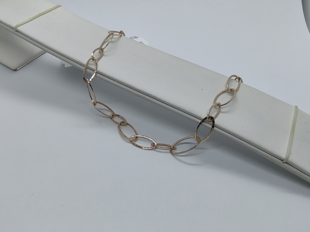 БРАСЛЕТ ПУСТОТЕЛЫЙ Якорное (Au 585)