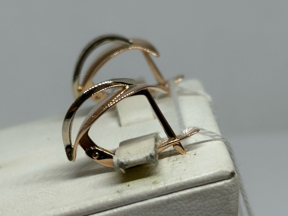 СКМИ585 СЕРЬГИ С КАМНЯМИ (Au 585)