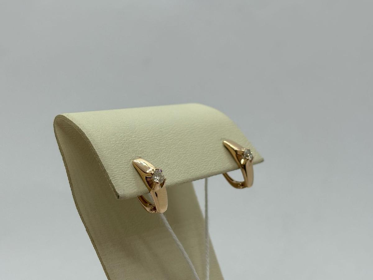 СЕРЬГИ БРИЛЛИАНТ (Au 585)