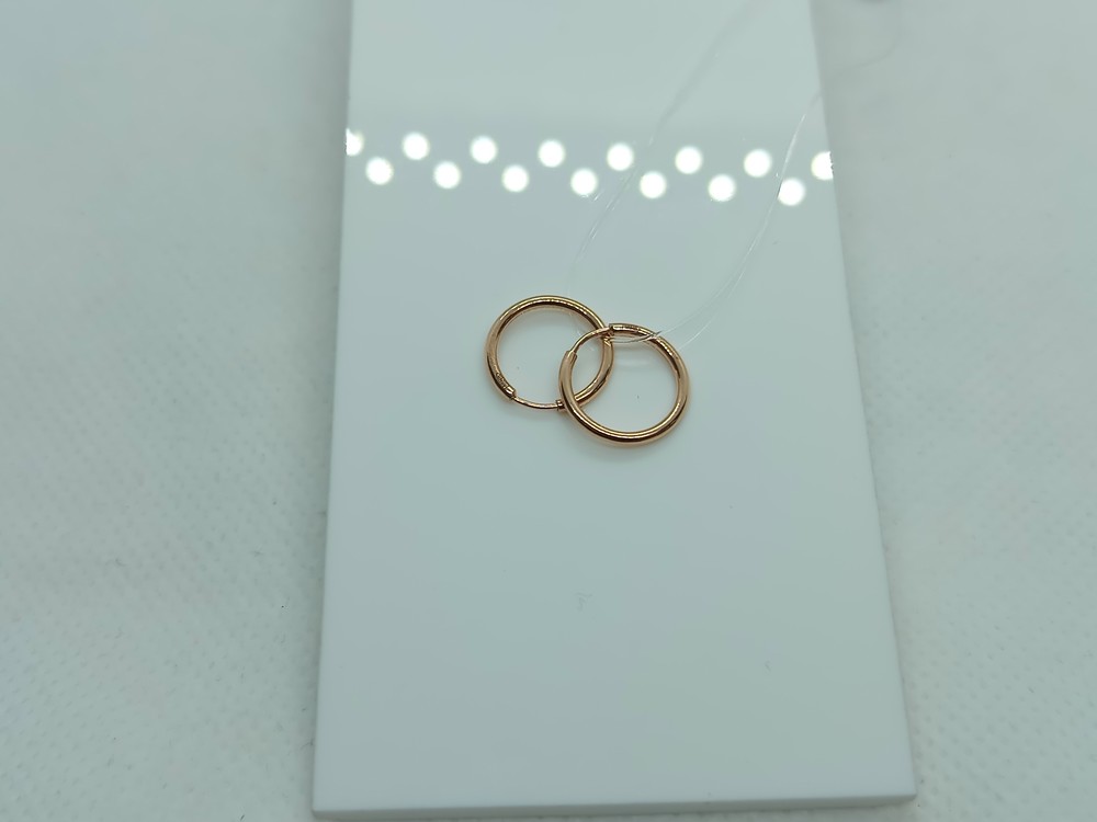 СЕРЬГИ КОНГО без камня (Au 585)