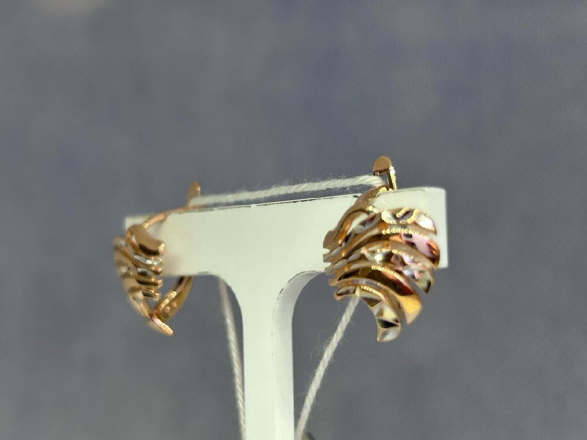 СЕРЬГИ БЕЗ КАМНЯ (Au 585)