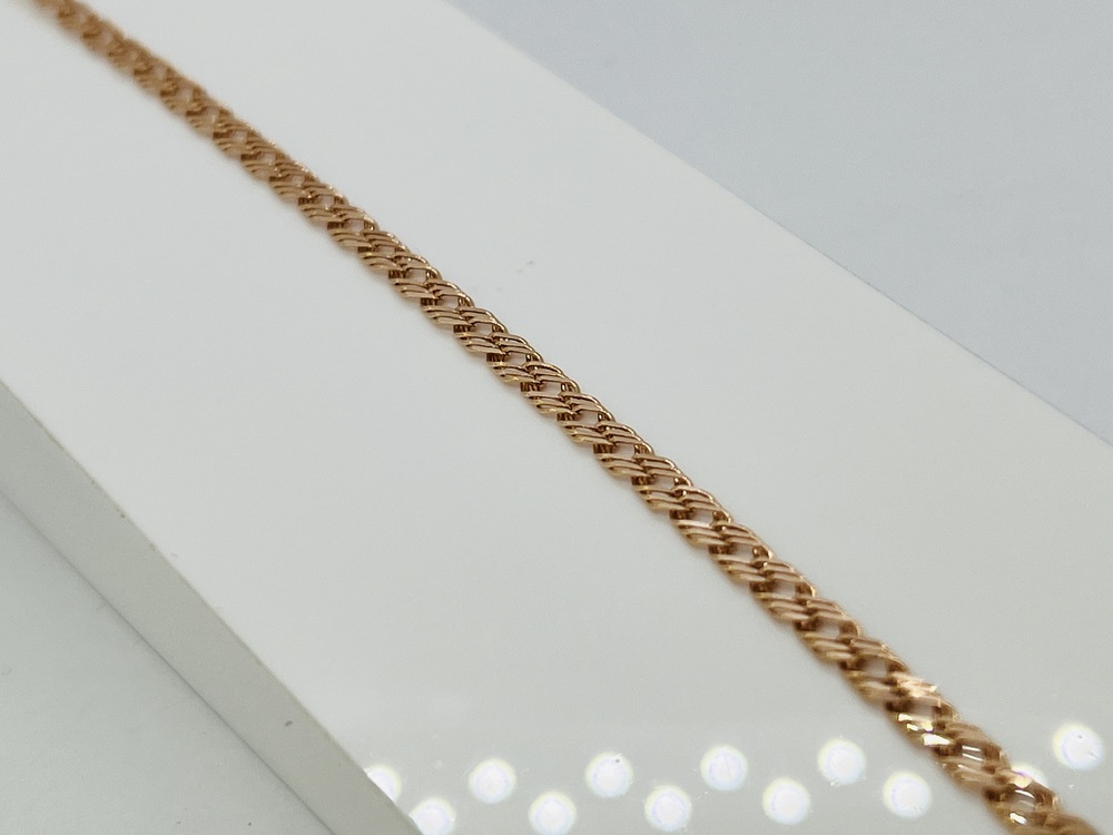 БРАСЛЕТ ПОЛНОВЕСНЫЙ Ромб тройной (Au 585)