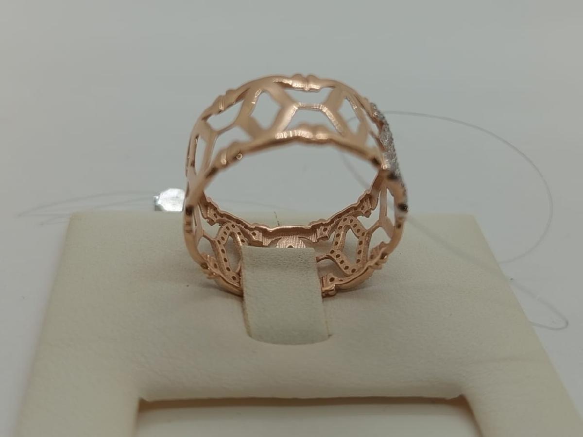 КОЛЬЦО С КАМНЯМИ (Au 585)