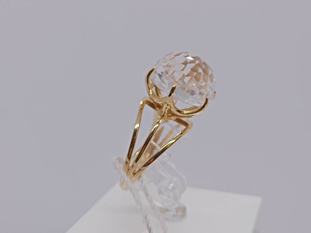 КОЛКМ585 КОЛЬЦО С КАМНЕМ (Au 585)