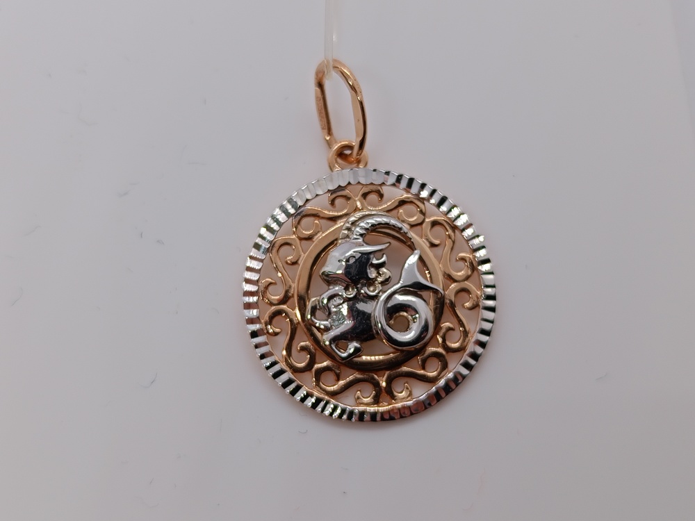ПОДВЕСКА ЗНАК ЗОДИАКА КОЗЕРОГ (Au 585)
