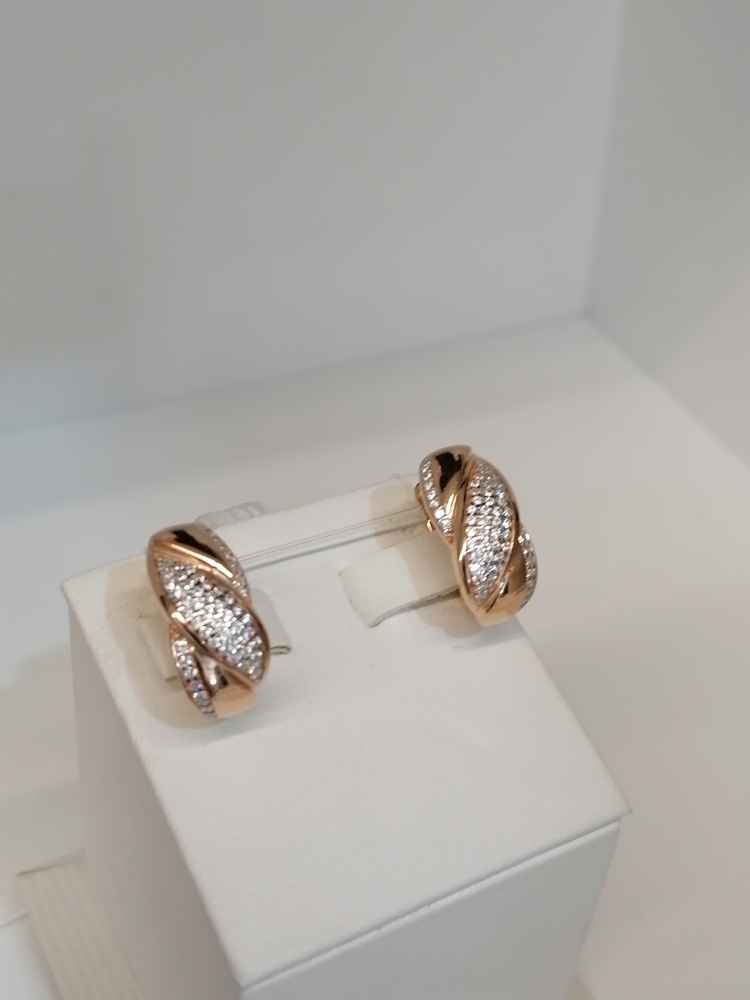 СЕРЬГИ С КАМНЯМИ (Au 585)