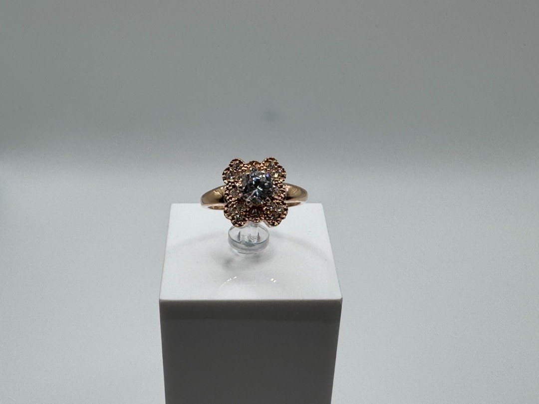 КОЛКМИ585 КОЛЬЦО С КАМНЯМИ (Au 585)