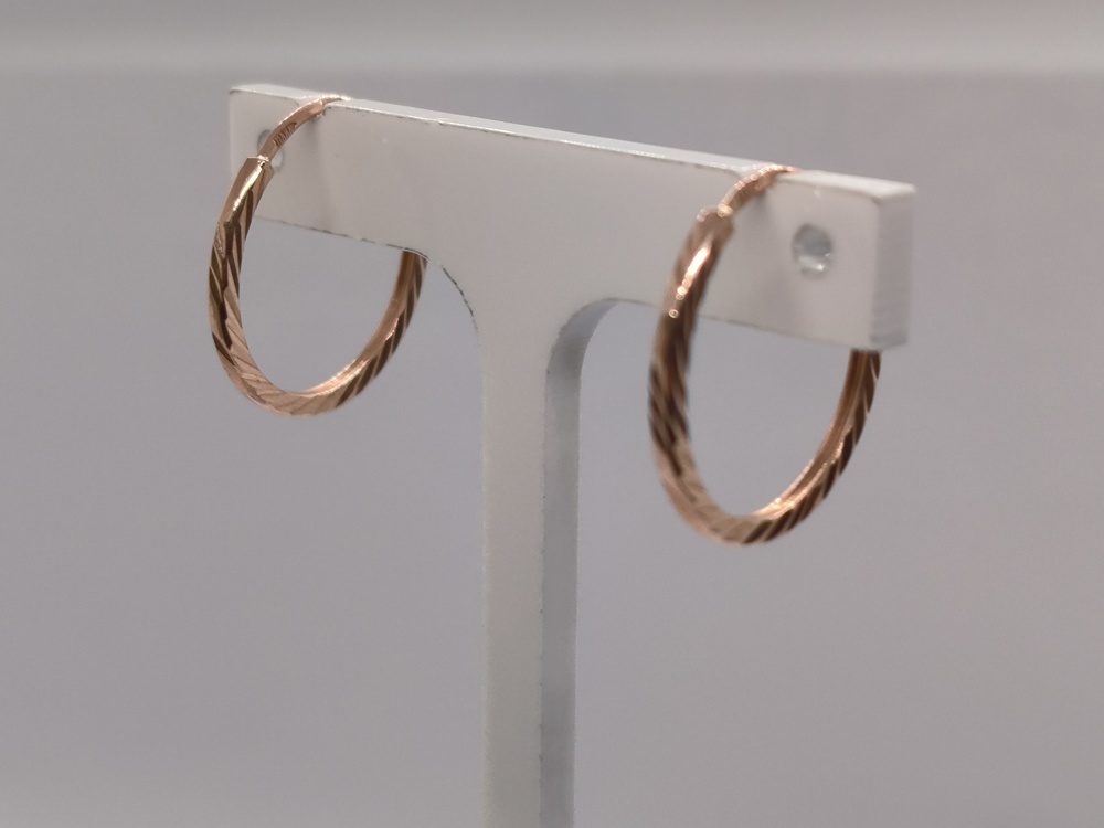 СКОН585 СЕРЬГИ КОНГО (Au 585)