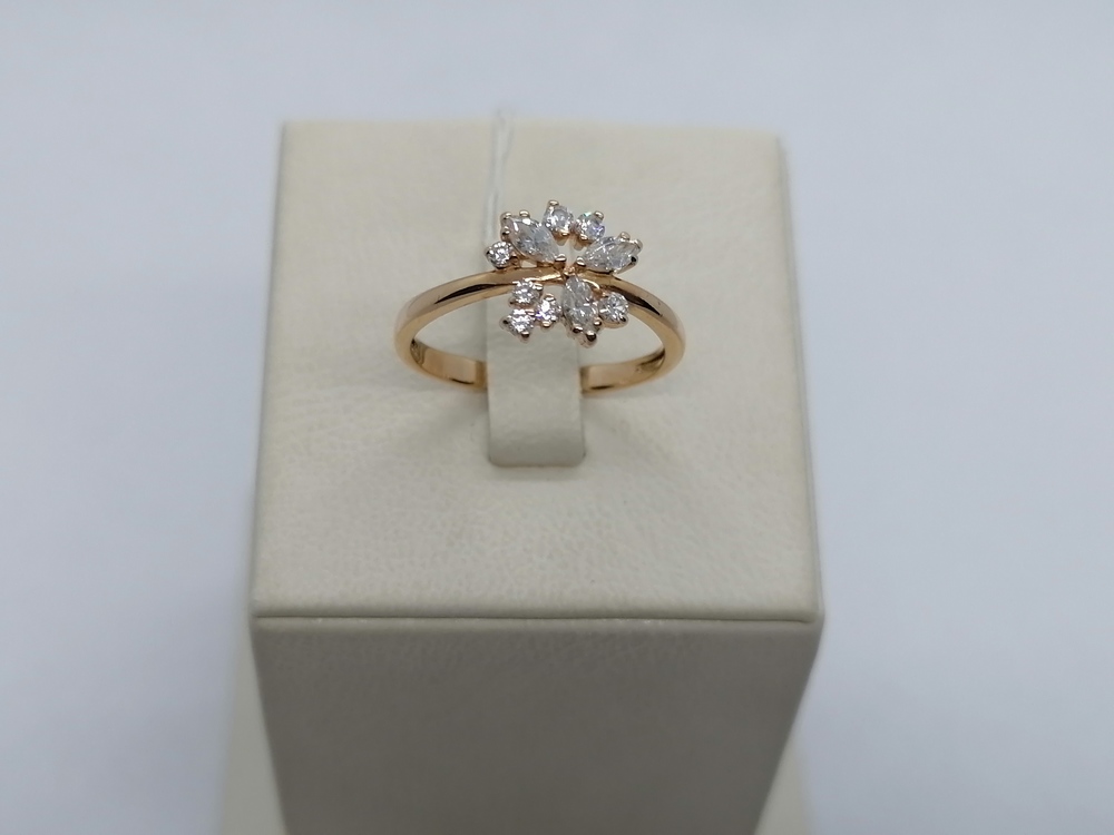 КОЛКМИ585 КОЛЬЦО С КАМНЯМИ (Au 585)