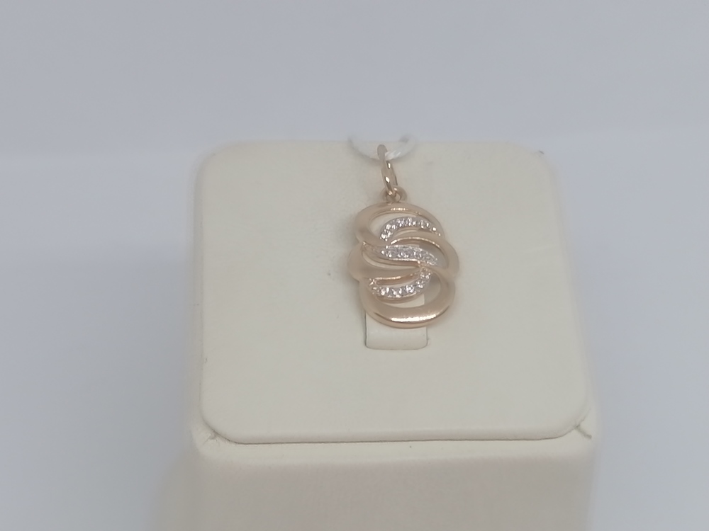 ПОДКМИ585 ПОДВЕСКА С КАМНЯМИ (Au 585)