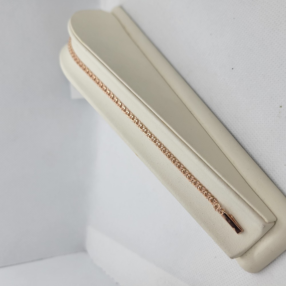 БРАСЛЕТ ПОЛНОВЕСНЫЙ Бисмарк арбский (Au 585)