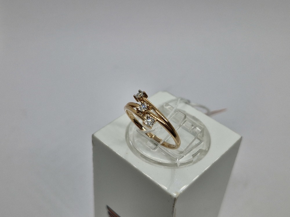 КОЛЬЦО БРИЛЛИАНТ Au 585