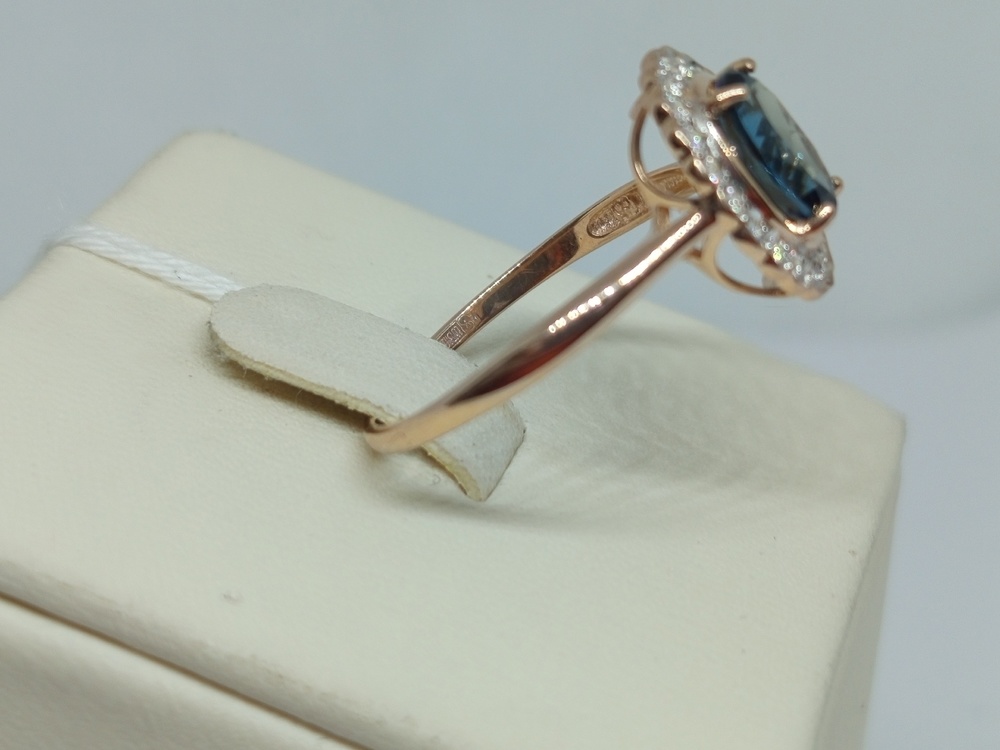 КОЛКМИ585 КОЛЬЦО С КАМНЯМИ (Au 585)