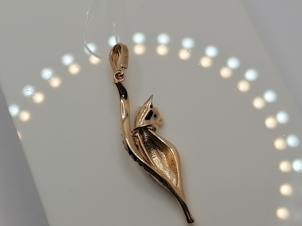 ПОДВЕСКА С КАМНЯМИ (Au 585)