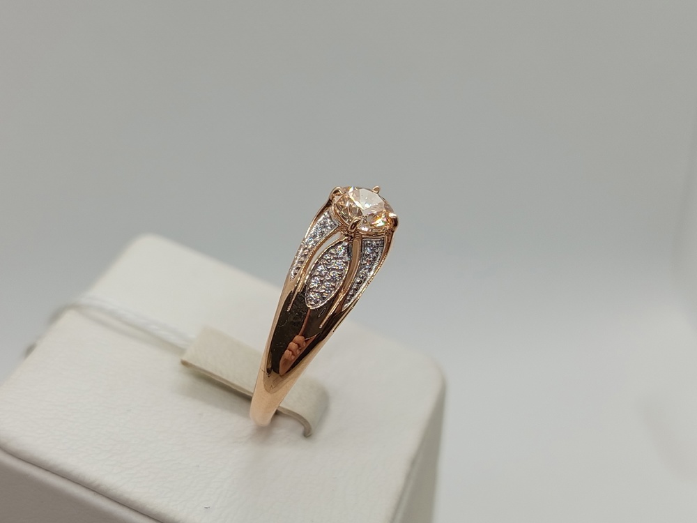 КОЛКМИ585 КОЛЬЦО С КАМНЯМИ (Au 585)