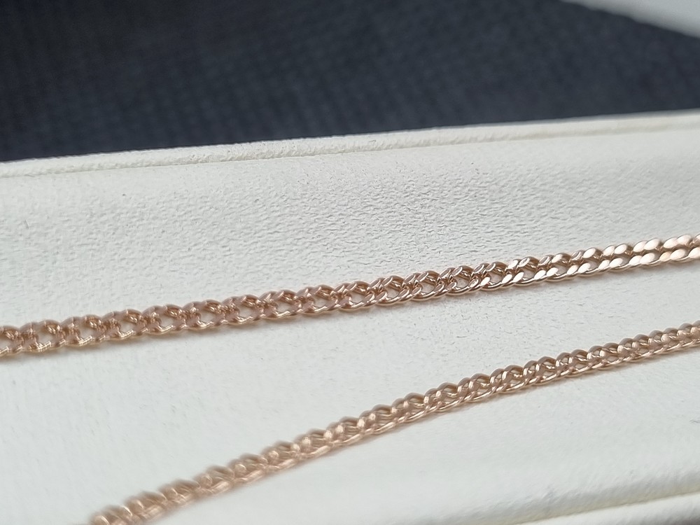 ЦЕПЬ ПОЛНОВЕСНАЯ Ромб двойной (Au 585)