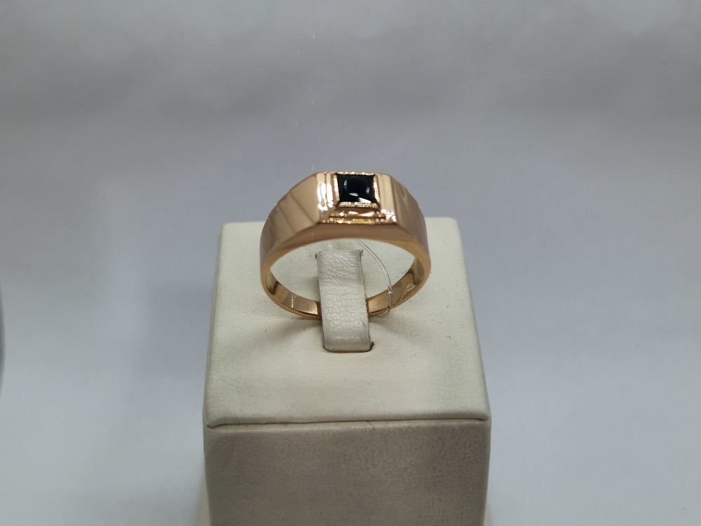 018405 КОЛЬЦО ПЕЧАТКА с камнем (Au 585)