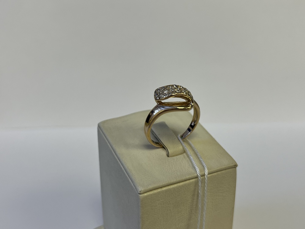 КОЛКМИ585 КОЛЬЦО С КАМНЯМИ (Au 585)
