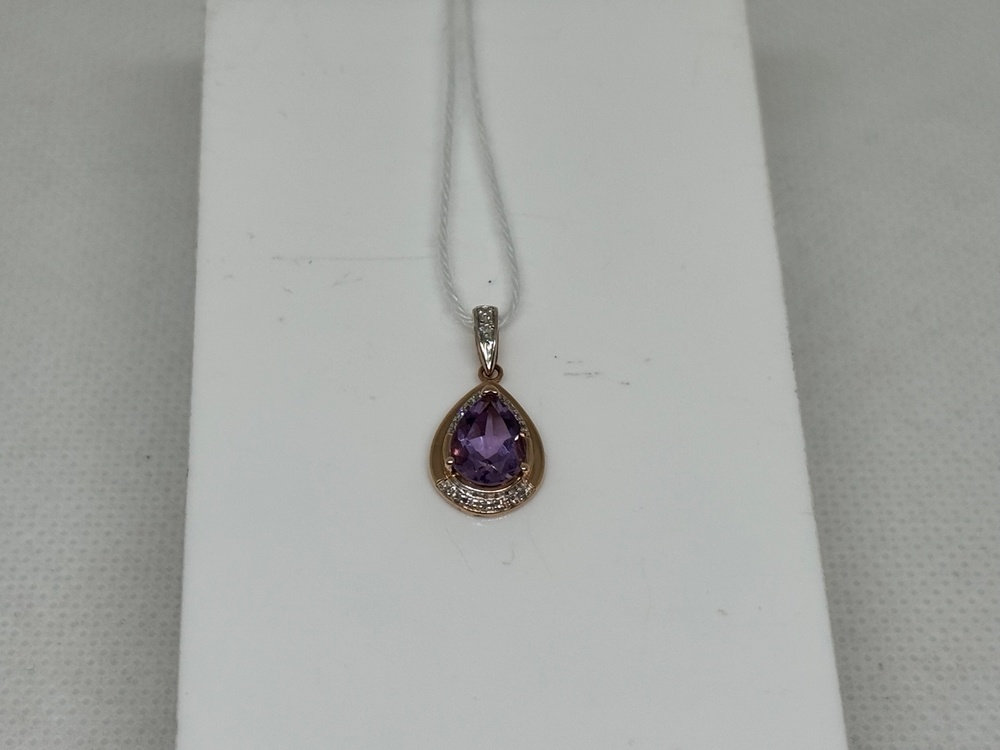 ПОДКМИ585 ПОДВЕСКА С КАМНЯМИ (Au 585)