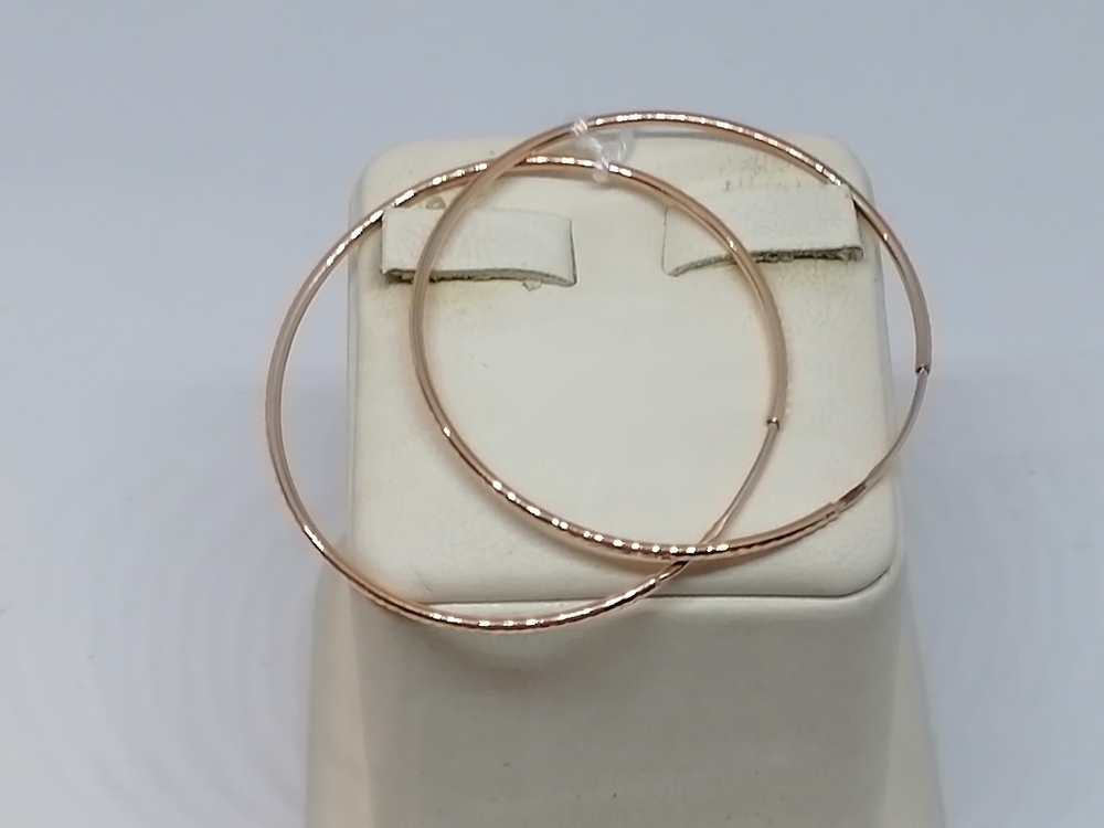 СКОН585 СЕРЬГИ КОНГО (Au 585)