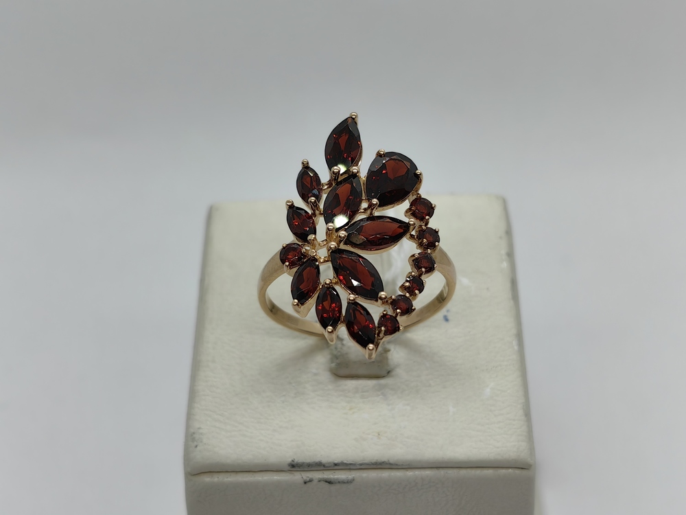 КОЛКМИ585 КОЛЬЦО С КАМНЯМИ (Au 585)