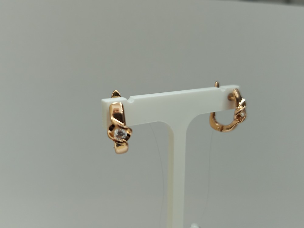 СЕРЬГИ С КАМНЕМ (Au 585)