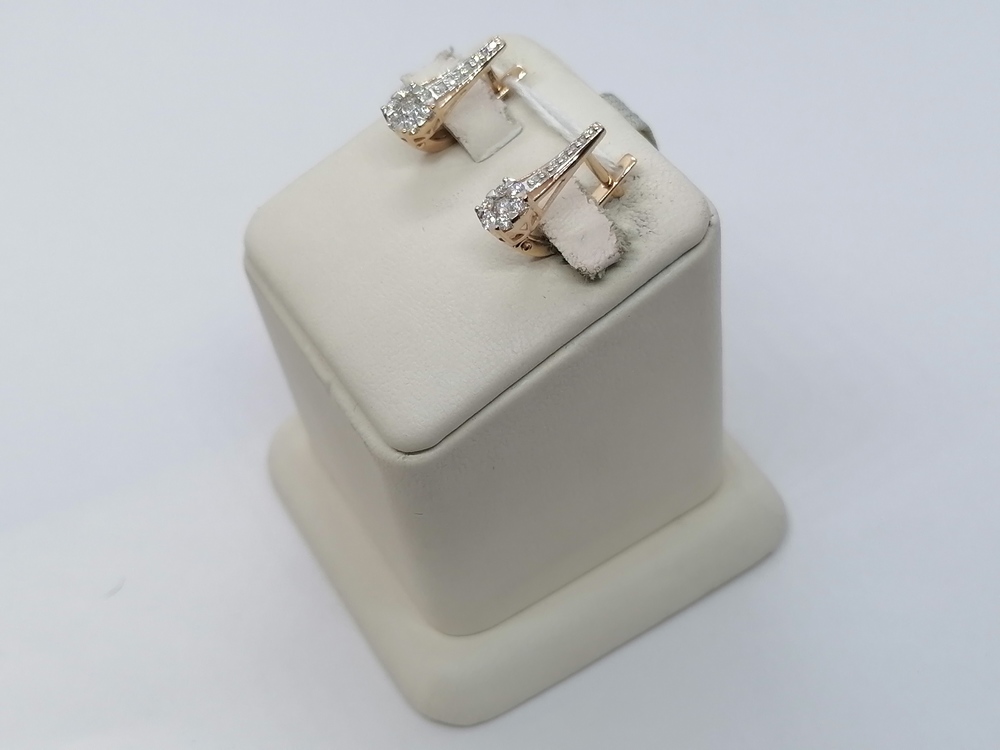 СЕРЬГИ БРИЛЛИАНТ (Au 585)