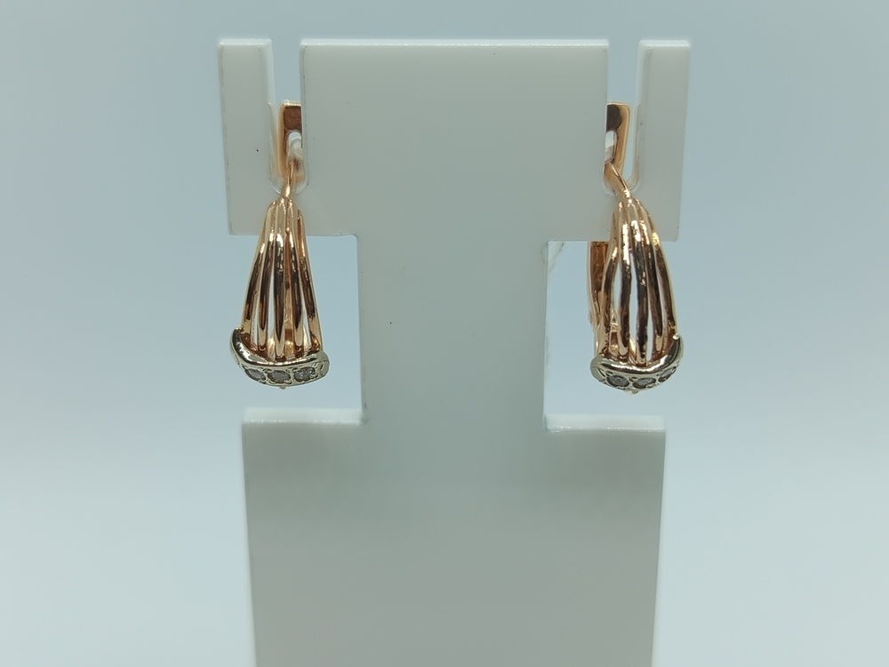 СЕРЬГИ С КАМНЯМИ (Au 585)