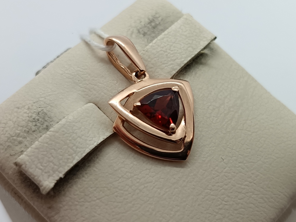 ПОДКМ585 ПОДВЕСКА С КАМНЕМ (Au 585)