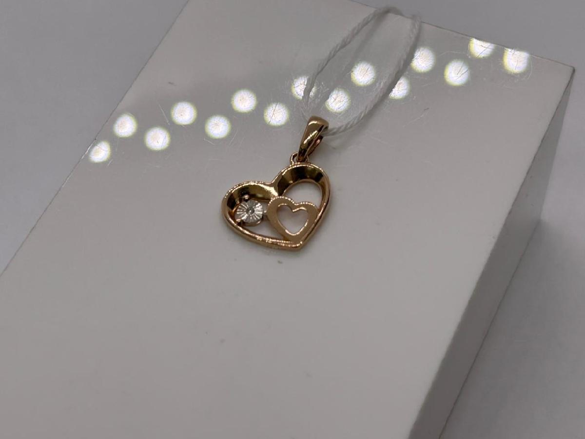 ПОДКМ585 ПОДВЕСКА С КАМНЕМ (Au 585)