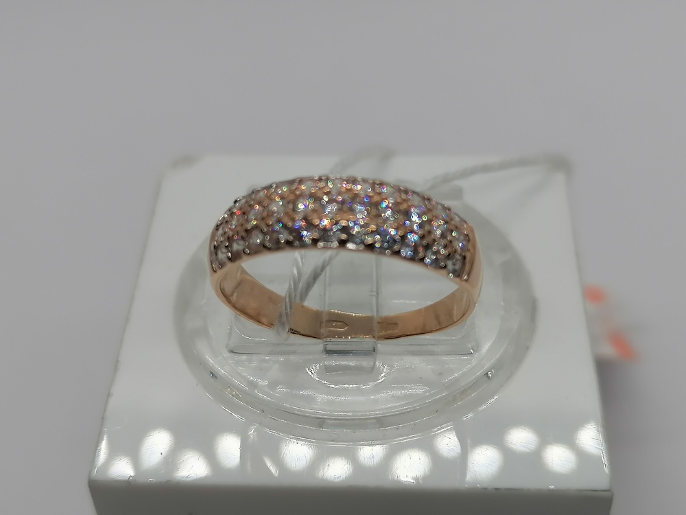 КОЛКМИ585 КОЛЬЦО С КАМНЯМИ (Au 585)
