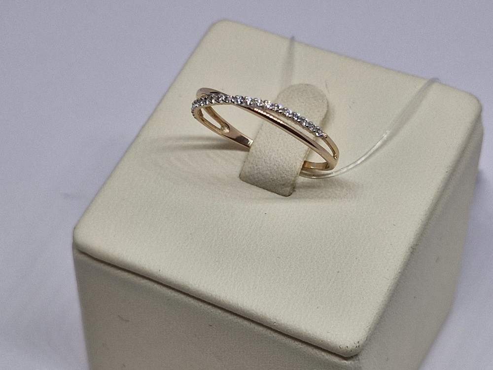 КОЛЬЦО С КАМНЯМИ (Au 585)