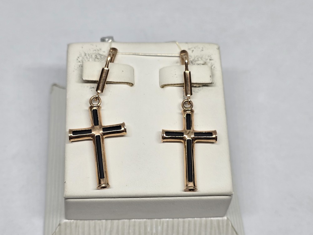 СЕРЬГИ КАУЧУК (Au 585)