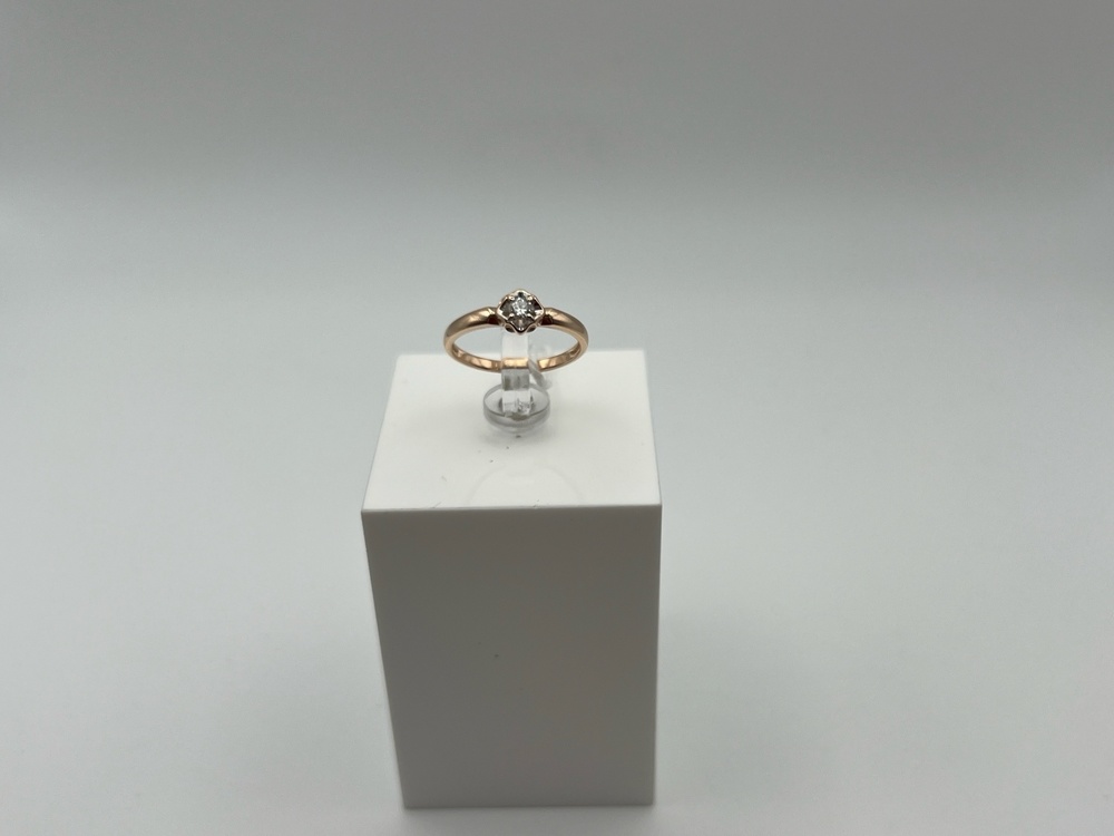 КОЛЬЦО БРИЛЛИАНТ Au 585