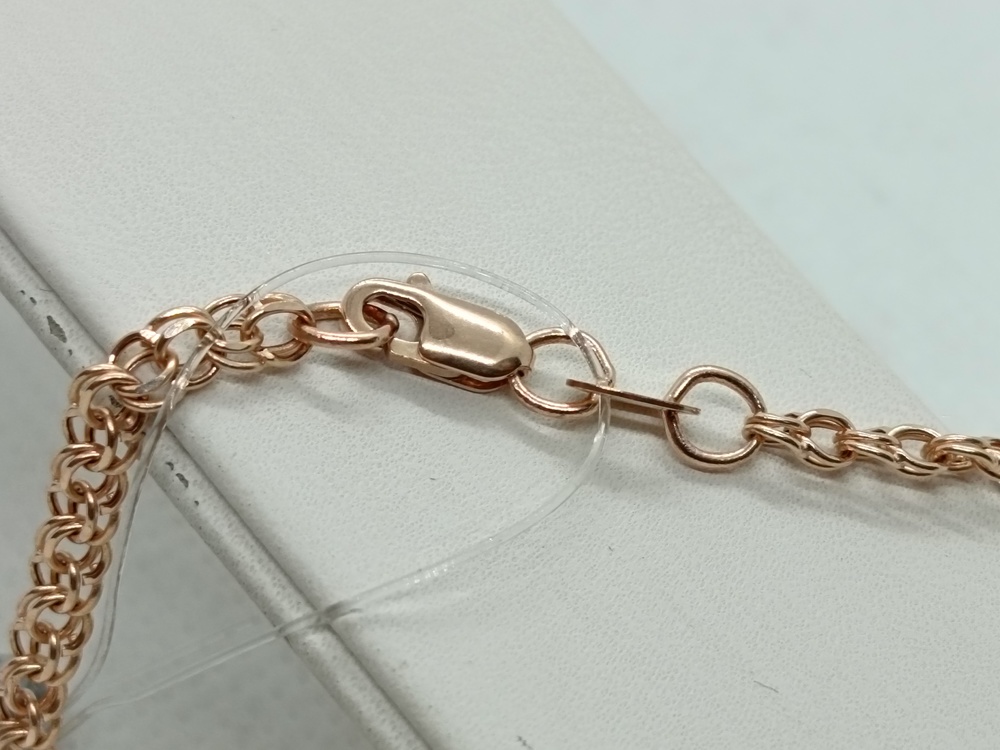 ЦЕПЬ ПУСТОТЕЛАЯ Бисмарк (Au 585)