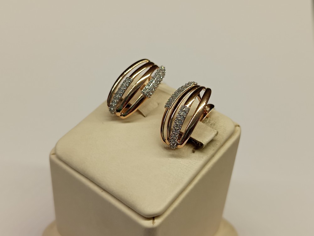 СЕРЬГИ С КАМНЯМИ (Au 585)