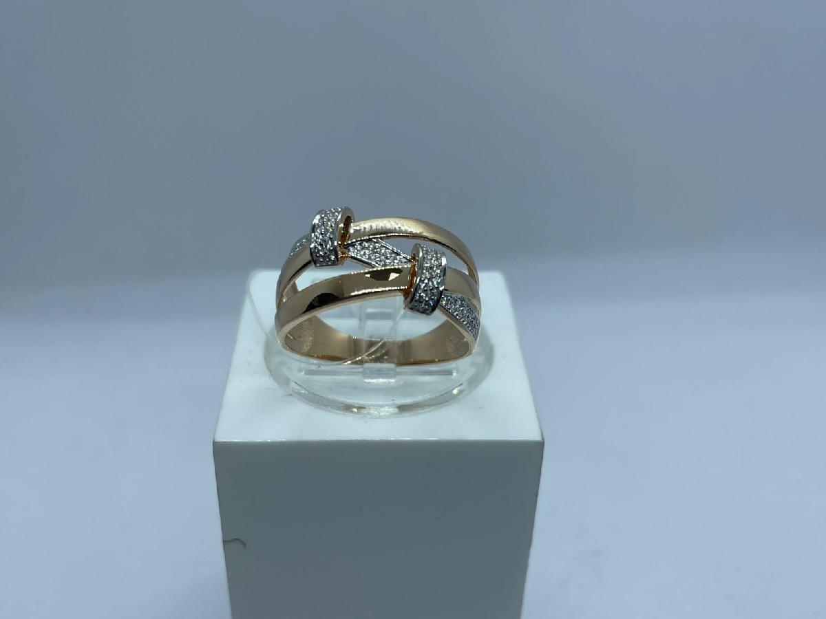 КОЛЬЦО С КАМНЯМИ (Au 585) КОЛЬЦО С КАМНЯМИ (Au 585)