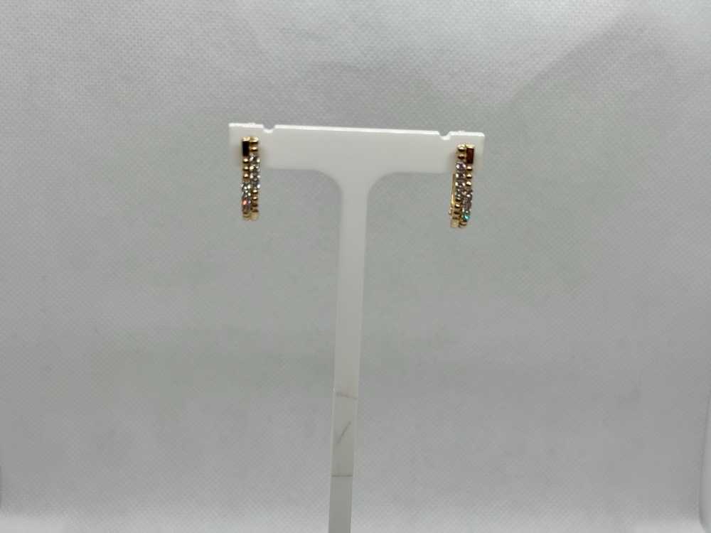 СКМИ585 СЕРЬГИ С КАМНЯМИ (Au 585)