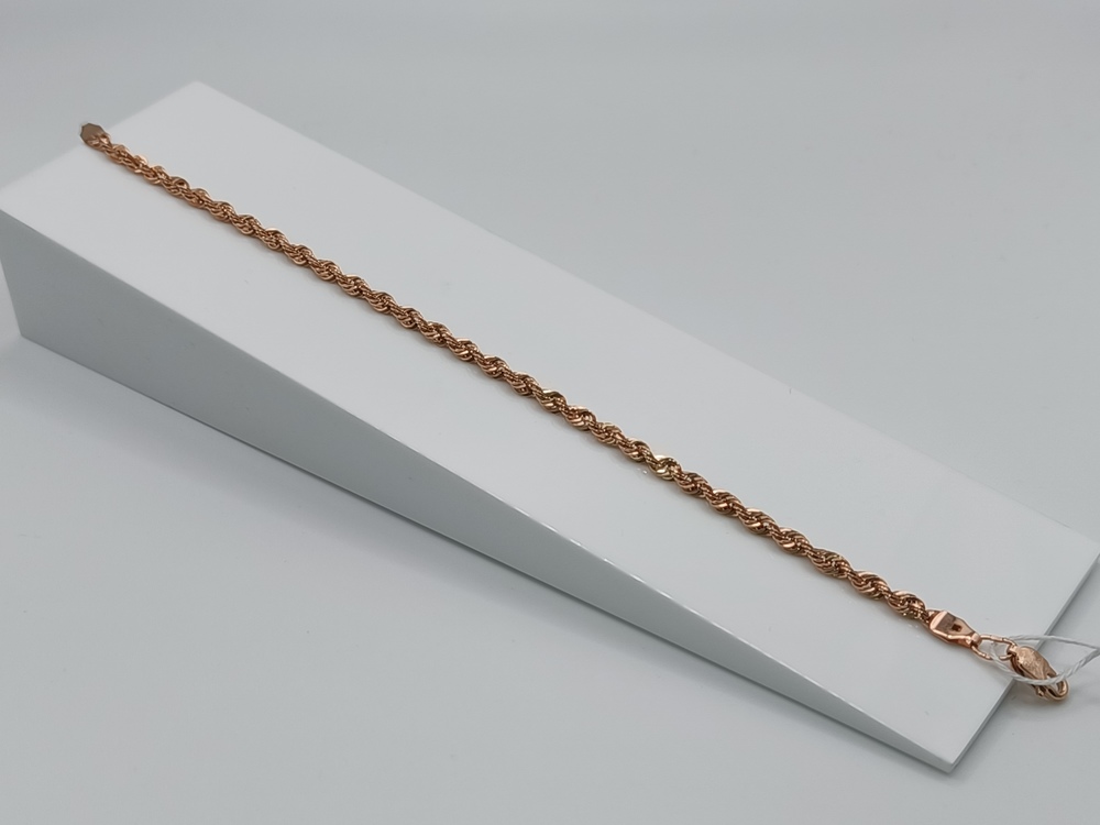 БРАСЛЕТ ПУСТОТЕЛЫЙ Веревка Au 585