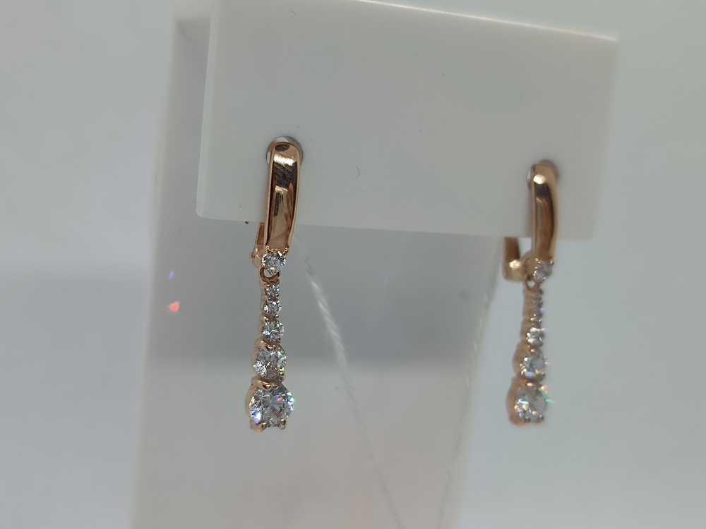 СКМИ585 СЕРЬГИ С КАМНЯМИ (Au 585) СКМИ585 СЕРЬГИ С КАМНЯМИ (Au 585)